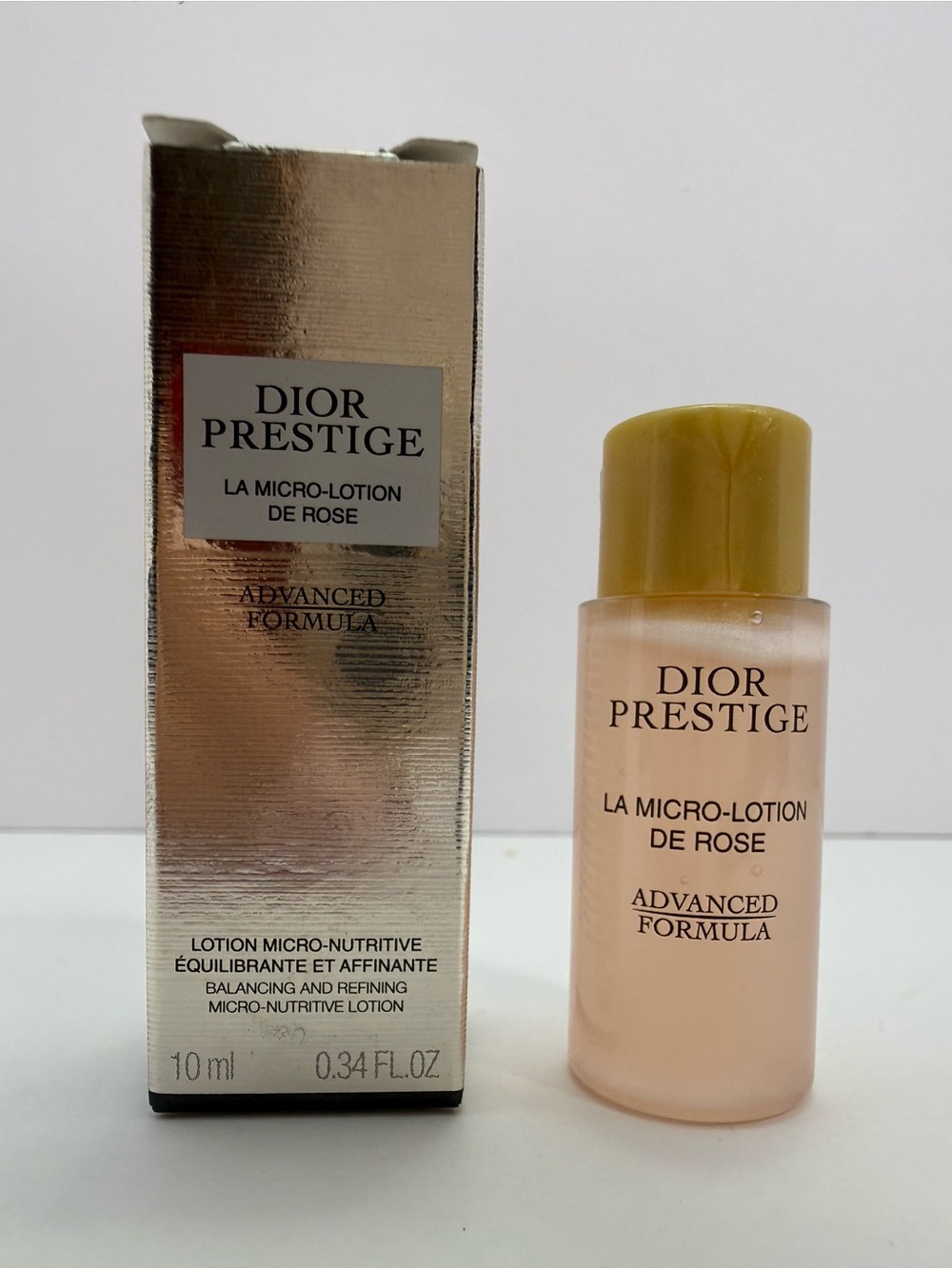 Dior Prestige La Micro-Lotion de Rose - Pale Pink with Gold Cap